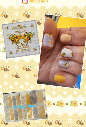 Bindy's Spring Buzz Nail Polish Wrap