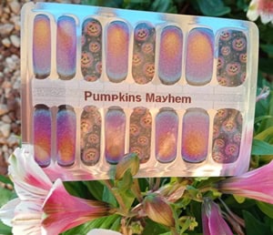 Bindy's Pumpkins Mayhem Nail Polish Wrap