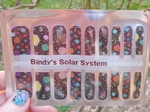 Bindy's Solar System Nail Polish Wrap