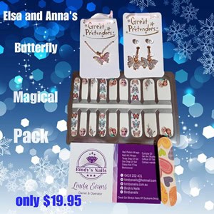 Bindy's Elsa and Anna's Butterfly Magical Pack