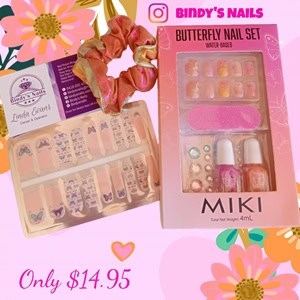 Bindy's Butterfly Nail Set